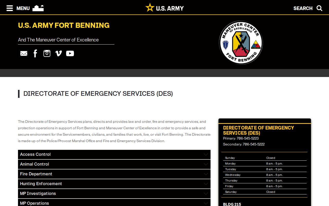 Fort Benning police and Provost Marshal release contact source